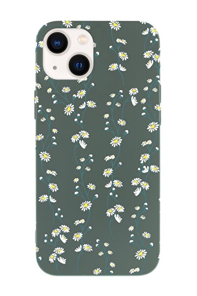 shoptocase Iphone 13 Uyumlu Papatya Sarmaşığı Tasarımlı Lasman Telefon Kılıfı