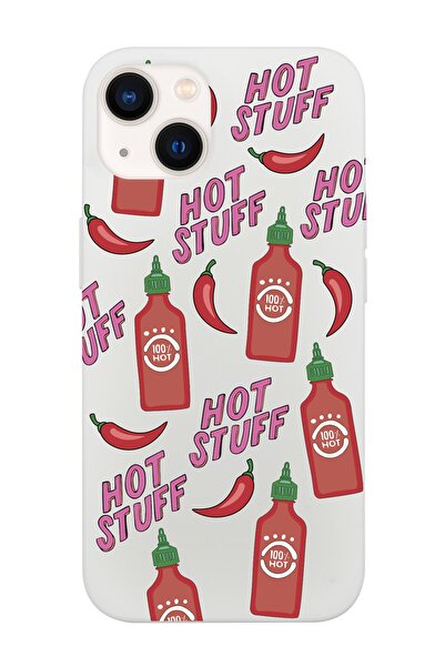 shoptocase Iphone 13 Uyumlu Hot Sutff Tasarımlı Lasman Telefon Kılıfı