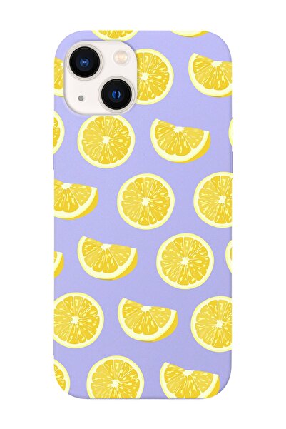 shoptocase Iphone 13 Uyumlu Limonlar Tasarımlı Lasman Telefon Kılıfı