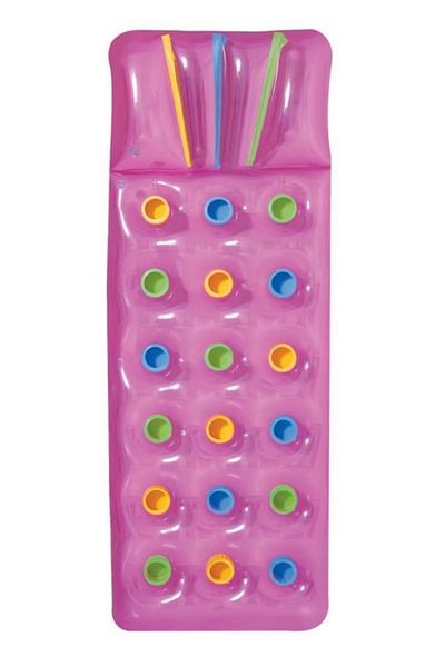 BESTWAY Deniz Yatağı Dik Yastıklı Bardaklı Yatak 188x71 cm - 43014