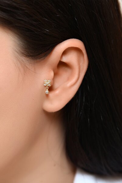 Sallantılı Altın Piercing