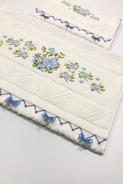 HOBİ YILDIZ Iğne Oyalı Büyük Küçük Takım Havlu