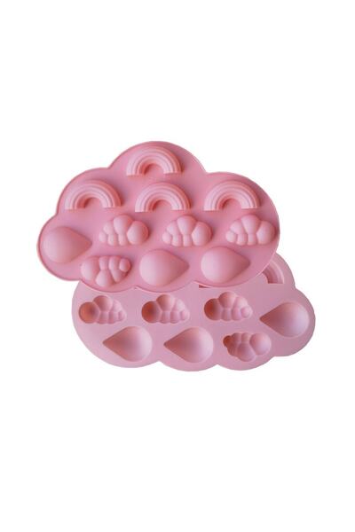 Getshopmini Rainbow Cloud Raindrop Cake Silicone Mold