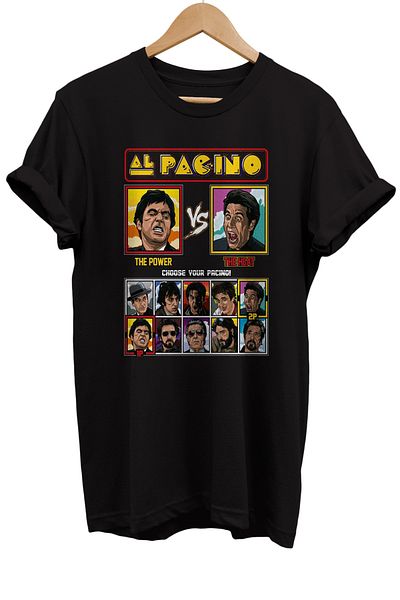 remonz Μπλουζάκι με χαρακτήρες ταινιών Al Pacino με στάμπα 100% βαμβακερό υπερμεγέθη