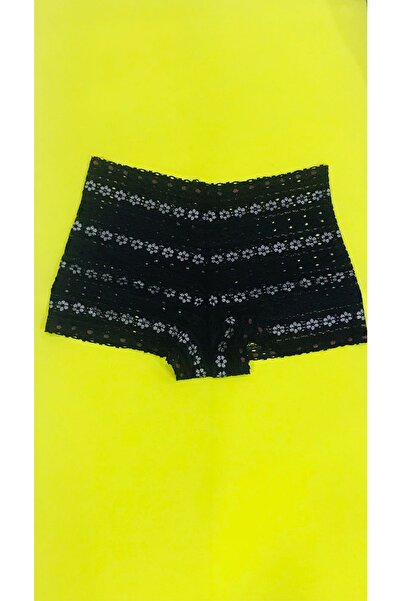 mendoza store Kadın Dantelli Külot Ve Boxer Likralı M-l Beden