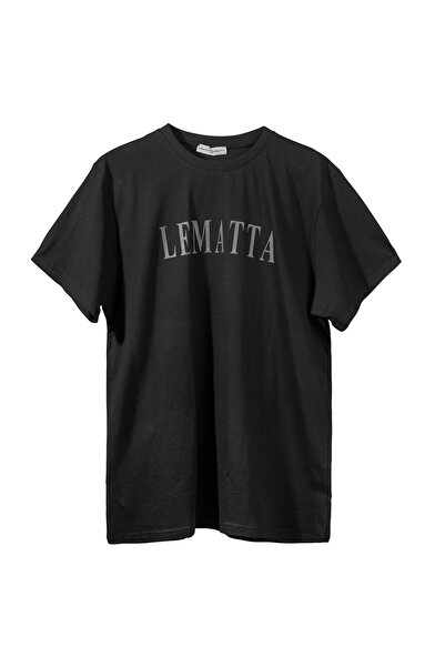 Unisex Black Oversized Tee-shirt