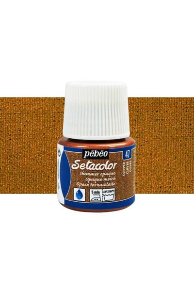 Pebeo Setacolor Shimmer Opaque Kumaş Boyası 45ml Light Copper 47