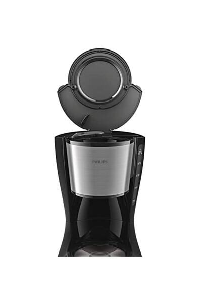 Philips Hd7462/20 Kahve Makinesi, Cam Sürahi, Siyah, Metal