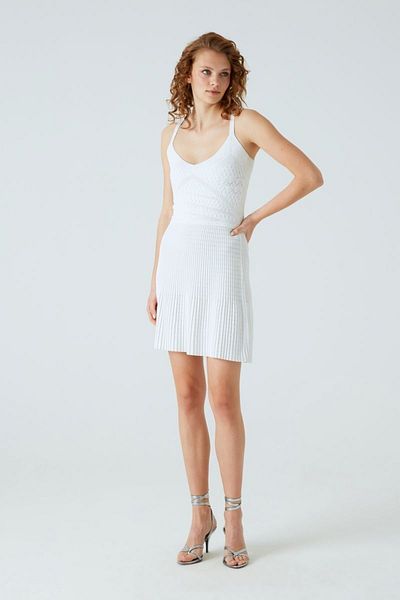JOIN US V-Neck Thin Strap Mini Knitwear Dress