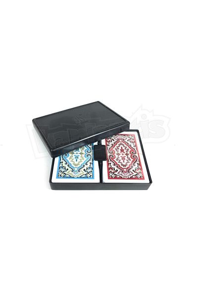 Star Oyun Star A/30 Plastic Patterned Playing Cards Set of 2 A-k-q-j