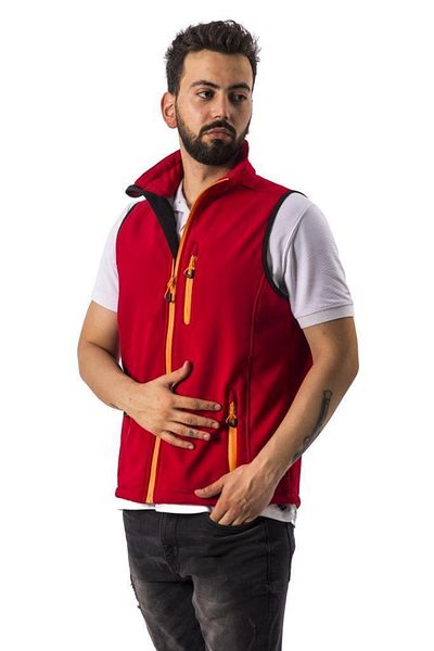 Freecamp Vest Men's Softshell Vest-red