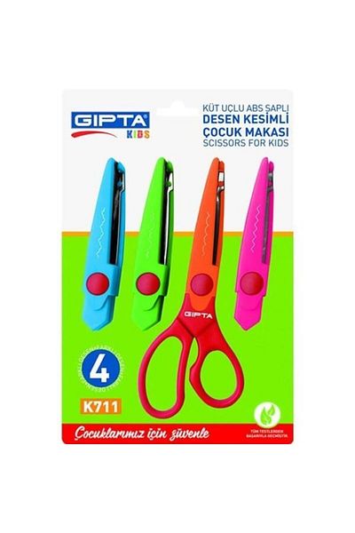 Gıpta Child Scissors Shaped Cut 4-Pack
