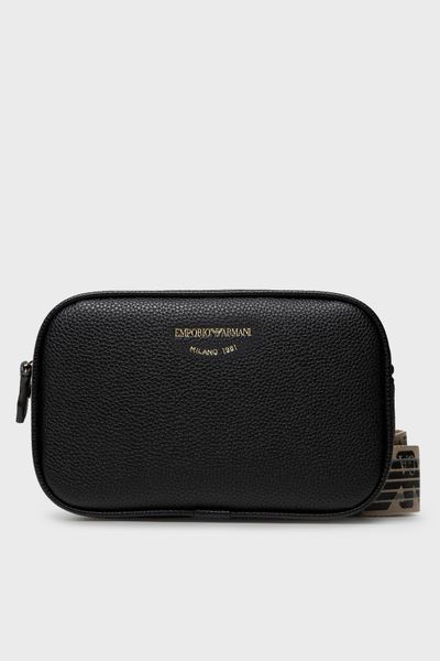 Armani Jeans 06205 Black Branded Pouch Bag - Accessories from N22 Menswear  UK