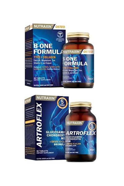 Nutraxin B-one Formula 90 and Artroflex 90 Tablets