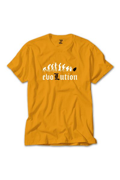 Z zepplin Death Note Evolution - Κίτρινο T-shirt