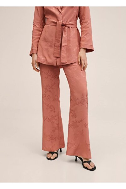 Mango Teen Çiçek Desenli Flared Pantolon