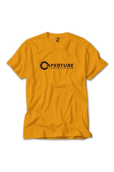 Z zepplin Portal Aperture - Κίτρινο T-shirt