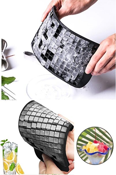 Neler Geldi Neler 160'lı Buz Kalıbı Mini Küp Şekilli Silikon Buzluk Mini Küpl...