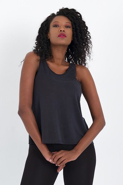 Slazenger Pıus Damen T-Shirt Schwarz