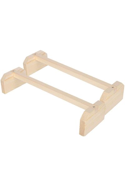 Alyones Set of Two 40 X 12 X 8cm Wooden Chickens Roosting Stand, Large Bird Stand, Pet Chicken For Large Bird