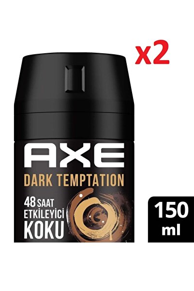 Axe Erkek Deodorant Sprey Dark Temptation 150 Ml X2 (ikili)