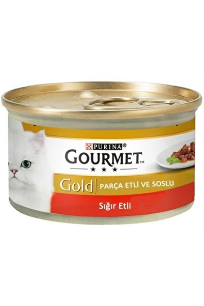 Gourmet Neo Pet Market Purina Gold Parça Etli Soslu Sığır Etli Kedi Yaş Mamas...