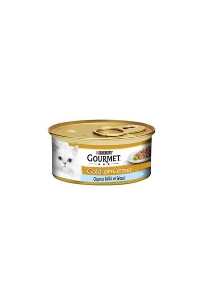 Gourmet Neo Pet Market Purina Gold Ispanaklı Sos Içinde Okyanus Balıklı Çifte...