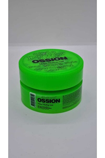 Morfose Ossion Matte Styling Wax Yeşil 100 Ml