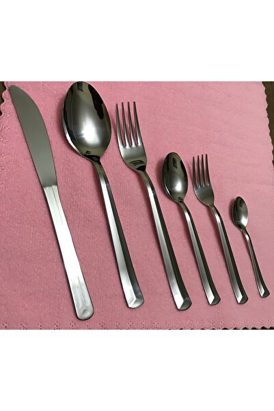 Kardelen Ege 72 Piece Spoon Fork Knife Set for 12 Persons