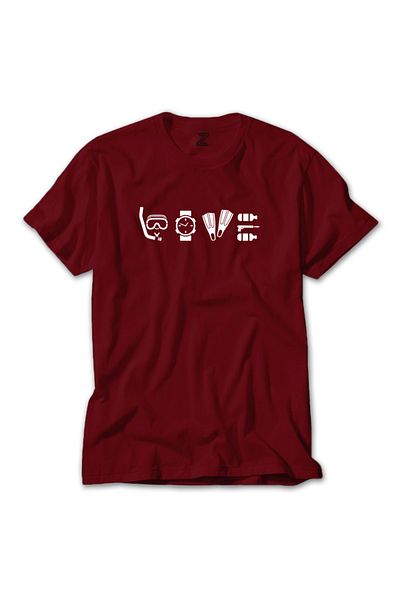 Z zepplin Κόκκινο T-shirt Diver Diver Tools