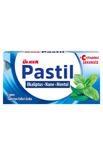 Ülker Pastil Eucalyptus Menthol Mint 8 Pieces 22.4 g 6 * Pieces