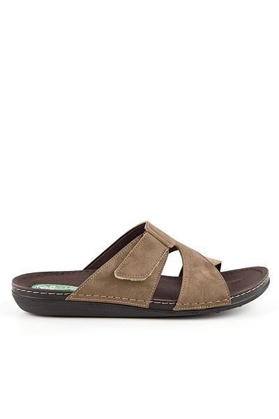 Muya Men's Slippers Mink - Anka Gel Supported, Heel Spur