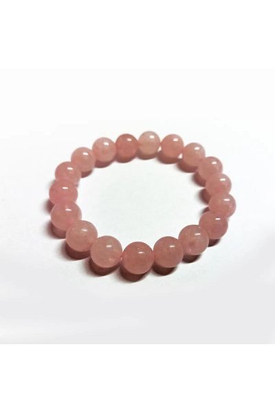 Padore Accessory Very Stylish Powder Pink Jade Natural Stone Bracelet
