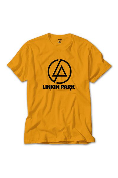 Z zepplin Κίτρινο T-shirt με λογότυπο Linkin Park