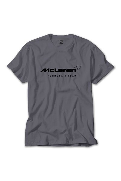 Z zepplin F1 Mclaren Racing Logo Gray T-Shirt