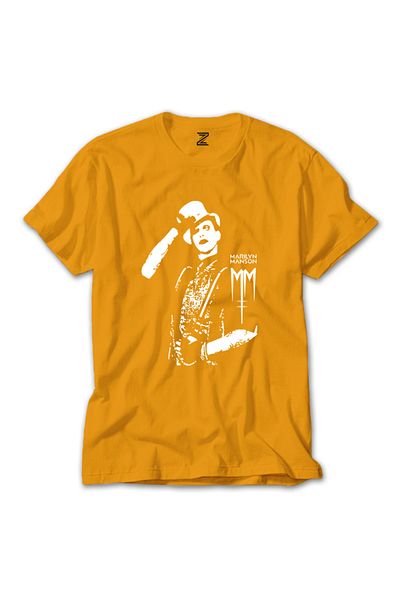 Z zepplin Κίτρινο T-shirt Marilyn Manson Body