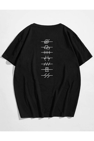 Deocept Tricou oversize cu imprimeu Naruto Samurai Itachi unisex