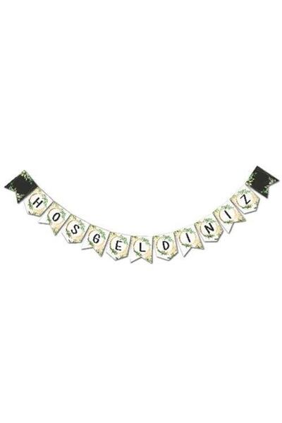 DÜVENCİ TİCARET Πανό Ζιγκ-ζαγκ Καλωσορίσατε M364