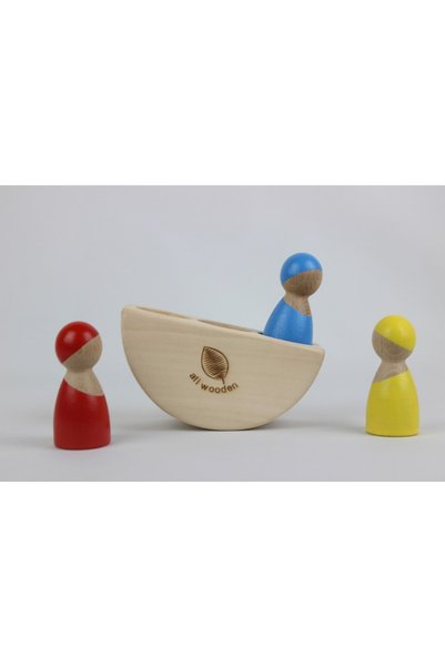 aliwooden Waldorf Balance Ship