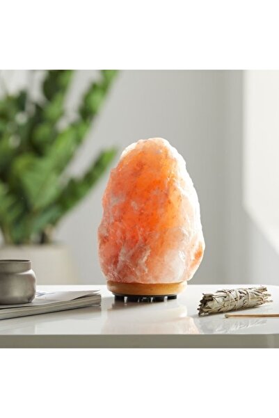 SALTHI Tuz Lambası 4-5 Kg Himalaya Tuzu Pembe Turuncu Açma Kapama Düğmeli 1.k...