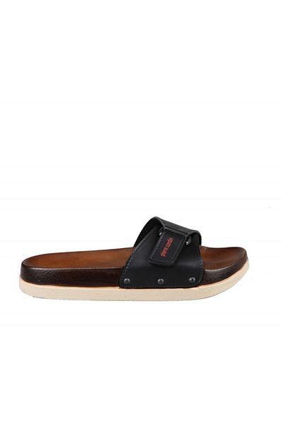 Pierre Cardin PC-3214 Orthopedic Black Women's Slippers