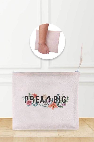 Gizeo Concept Geantă de machiaj din in scris Dream Big