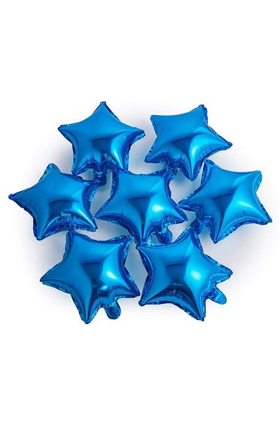 PARTİAVM Astronaut Rocket Space Themed 9 Years Old 100cm Blue Numeral Balloon Set