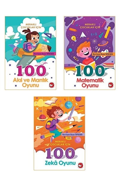 Beyaz Balina Yayınları Meraklı Çocuklar Için 100 Zeka, Matematik, Akıl Ve Man...