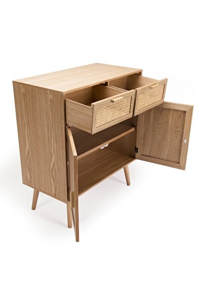 ŞafakMobilya Çift Çekmeceli Hazeran Detaylı Western Konsol