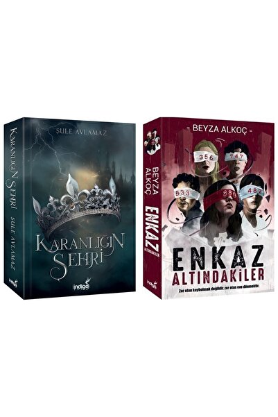 İndigo Kitap Enkaz Altındakiler Beyza Alkoç Karton Kapak + Karanlığın Şehri K...