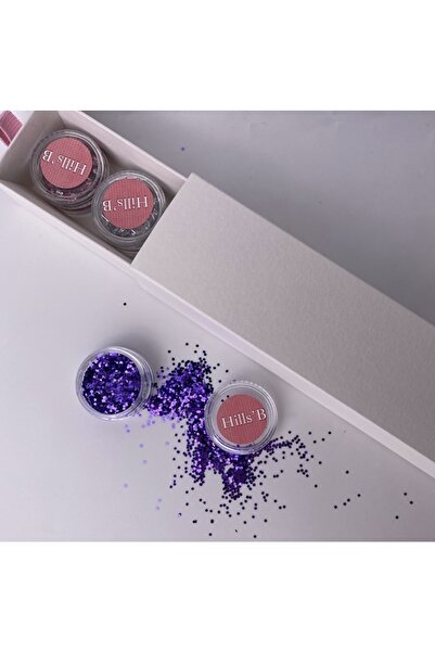 HillsButik Hills’b 02 Purple Dream Mor Glitter Pigment Pul 5ml/5gr