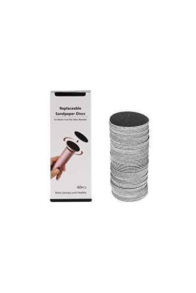 Francheska 60 قطعة قرص صنفرة ذاتي اللصق لتلميع القدم الكهربائية ومزيل مسامير ...