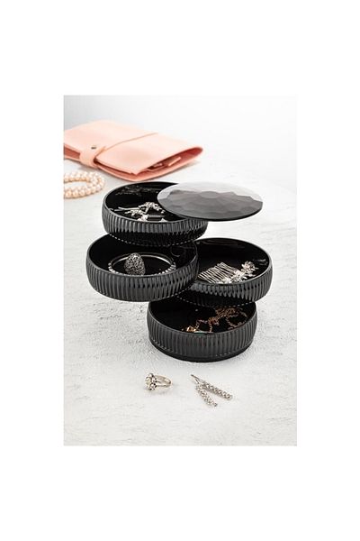 Bahat Makeup Jewelry Box Organizer Plastic