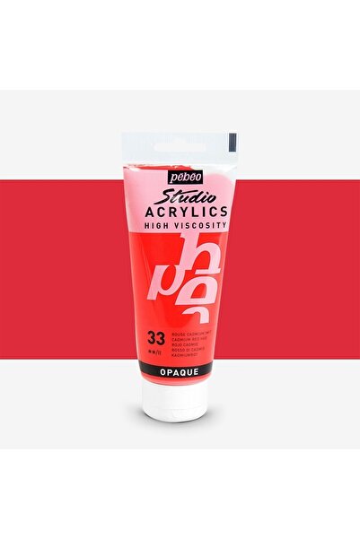 Pebeo Akrilik Boya Studio 100ml Cadmium Red 33